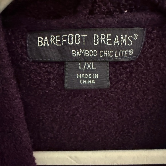 Women’s BAREFOOT DREAMS Bamboo Chic Lite 
Cozy Open Cardigan Sweater Sz L/XL - Picture 6 of 6